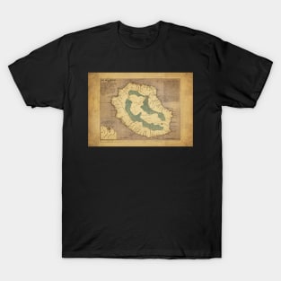 Old Map - Vintage - Reunion Island T-Shirt